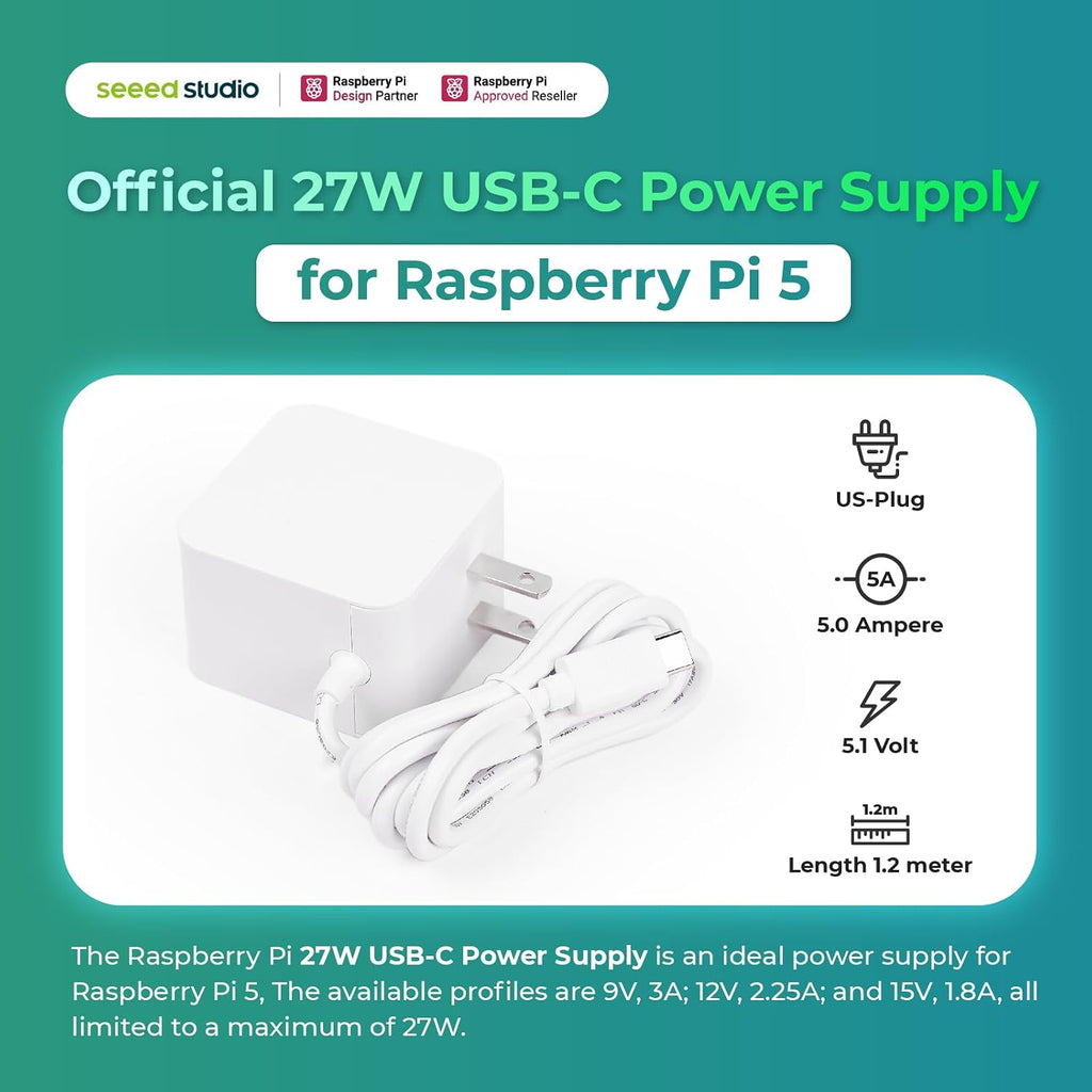 Raspberry Pi 5 Essentials Starter Kit PRO (128GB Edition) (8GB RAM) Micro SD Card Pre-Loaded 64-bit OS, Type-C Power Supply, Active Cooling Case for Edge AI, Docker & Pro Workstation
