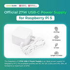 Raspberry Pi 5 Essentials Starter Kit PRO (128GB Edition) (8GB RAM) Micro SD Card Pre-Loaded 64-bit OS, Type-C Power Supply, Active Cooling Case for Edge AI, Docker & Pro Workstation