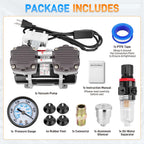 50L/Min Oilless Vacuum Pump for Laboratory Electronics DIY Industry