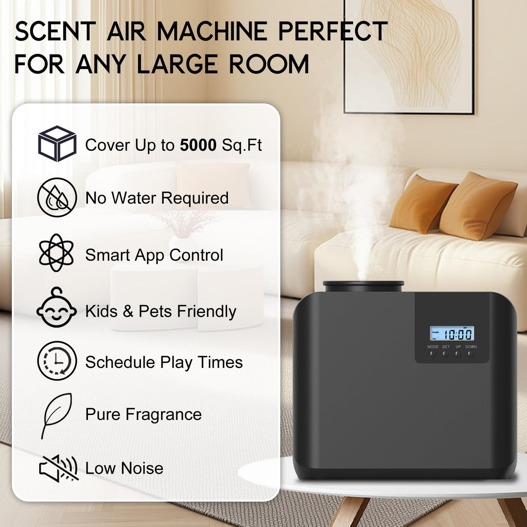 2026 Upgraded HVAC Scent Diffuser Machine Kit, Covers 5000 Sq.Ft for Room