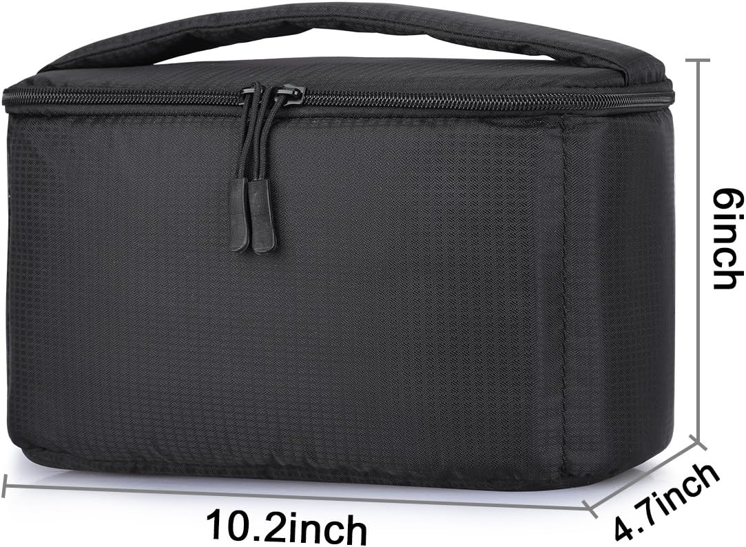 Padded Folding Camera Bag for DSLR SLR Camera TLR Sony Canon Nikon or Flash | Raindrop Proof, Fits in a Backpack