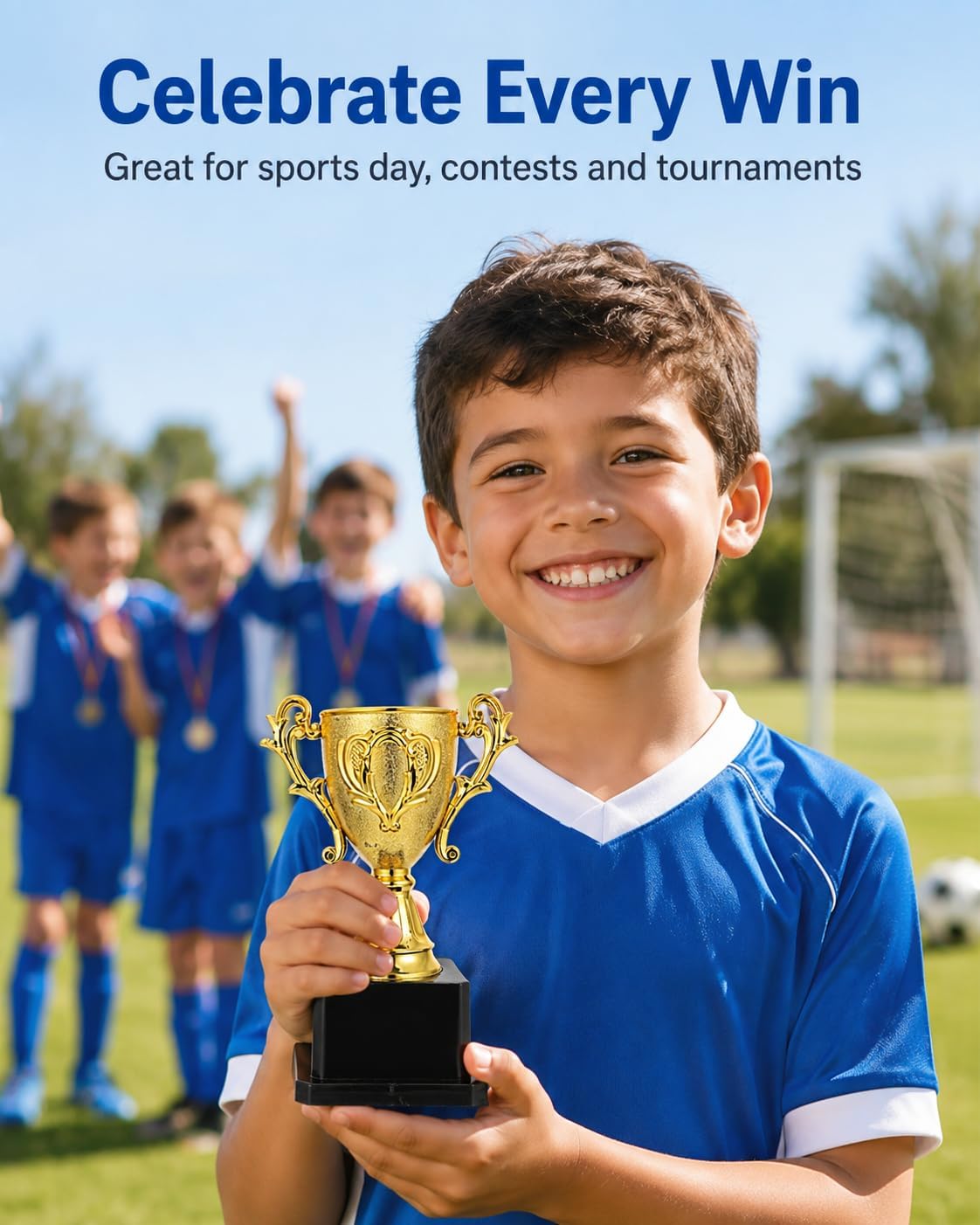 Gold Award Trophies: Golden Trophies for Kids Awards Plastic Trophy Awards Trophies Cup for Kids Party Favors Sports