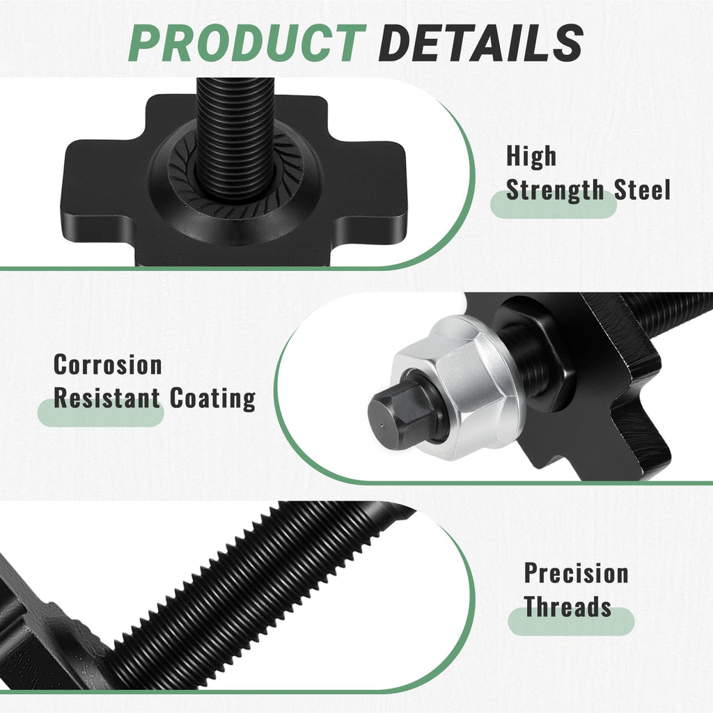 VORGENS 1 Ton Excavator Track Tensioner Assembly, Heavy Duty Track Adjuster Bolt Fit for AGT Kubota Yanmar Bobcat John Deere Mini Excavator Attachments w/ 1 Year Warranty