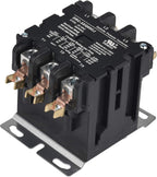 SUNLEE 50 Amp 65 RES 3 Pole 120v coil SunLee DP Contactor A2L Compliant UL Recognized & Approved for UL 60335 HVAC Contactor 42DF35AF equivalent