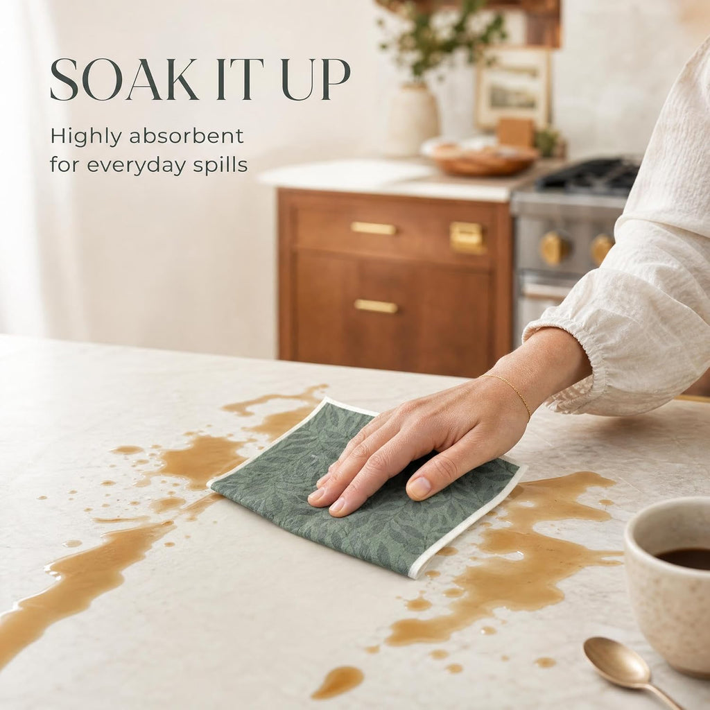 Beautiful Swedish Dishcloths for Kitchen Set of 5
