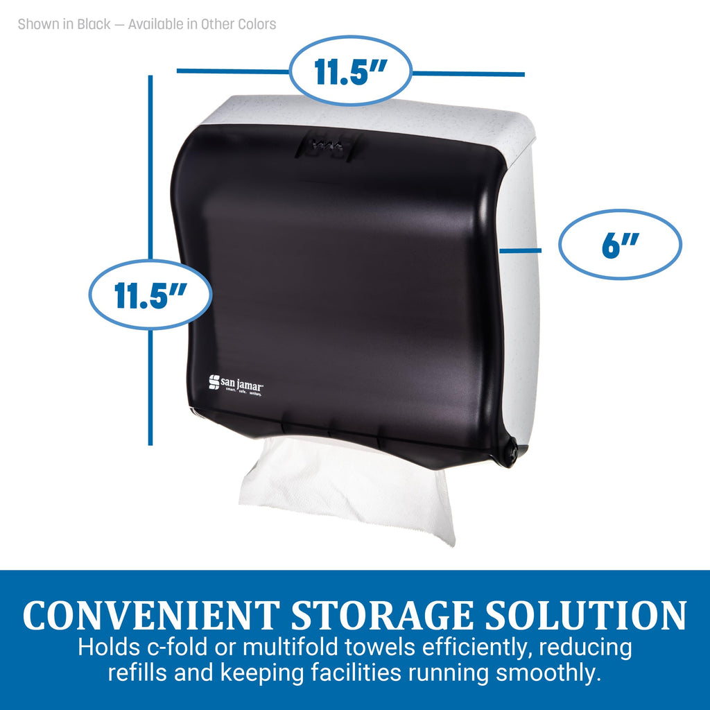 Ultrafold Fusion Towel Dispenser, 11.5 Inch, Black Pearl