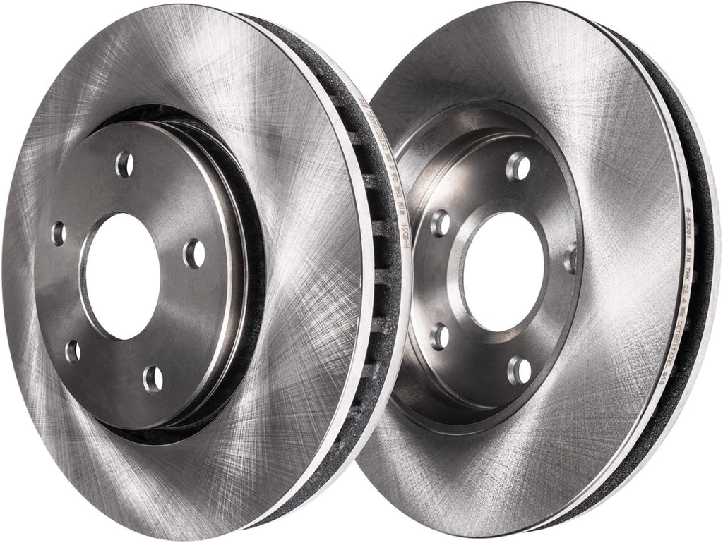 Front Brake Kit for 08-12 Chrysler Town & Country | Dodge Grand Caravan 09-12 VW Routan, Disc Brake Rotors Ceramic