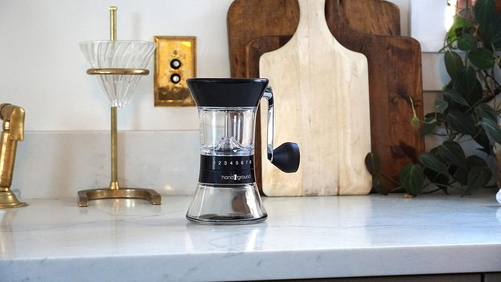 Handground Precision Manual Coffee Grinder: Conical Ceramic Burr Mill