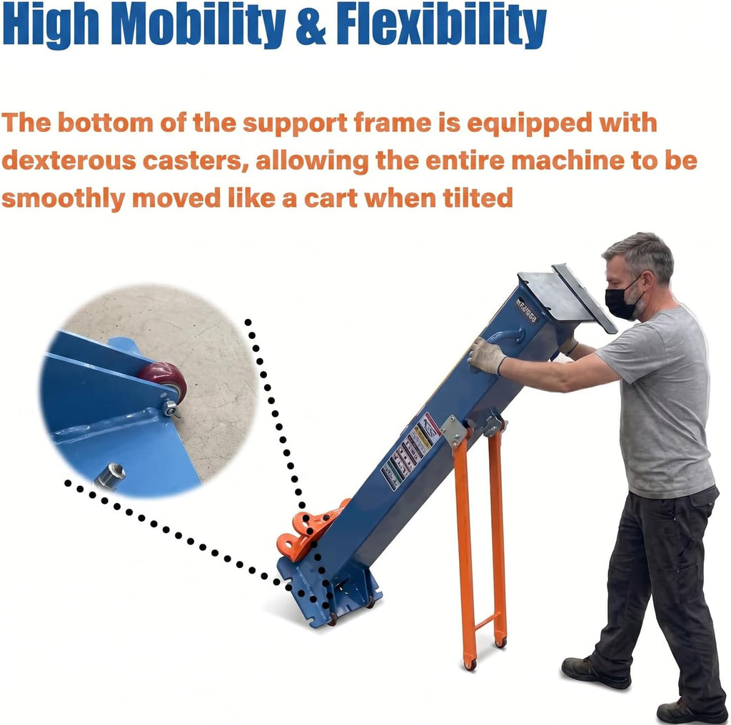 Portable Two Post Car Lift 8000 LBS Capacity, 220V Electric Lock, Movable Garage Car Lift for Home Garage & Workshop