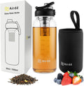 Glass Water Bottle with Stainless Steel Tea Infuser 32oz