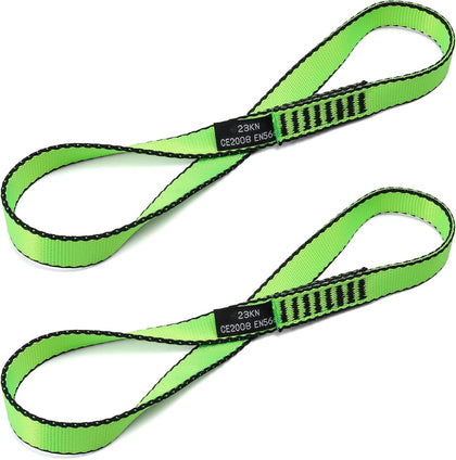 18mm Nylon Climbing Sling Runner 23KN-CE2008 EN566 Certified Webbing Straps | Climbing Sling for Rock Climbing