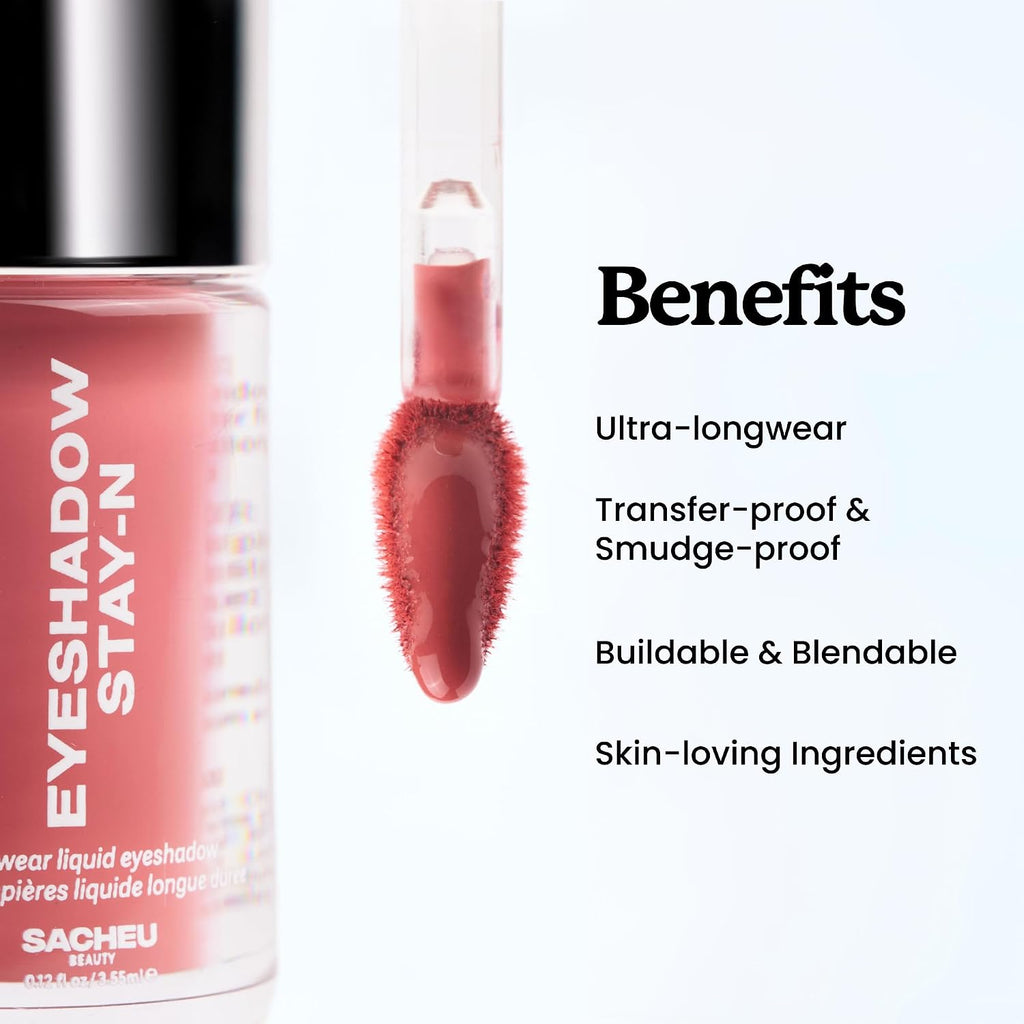Liquid Eyeshadow STAY-N, Buildable & Blendable, Shu-ggah