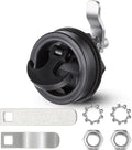 Shimeyao Boat Hatch Latch Non-Locking, 2-3/8"-2-1/2" Cutouts