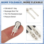 MECCANIXITY Thin Film Pressure Sensor,30g-10kg Force Sensing Resistor,2Pcs
