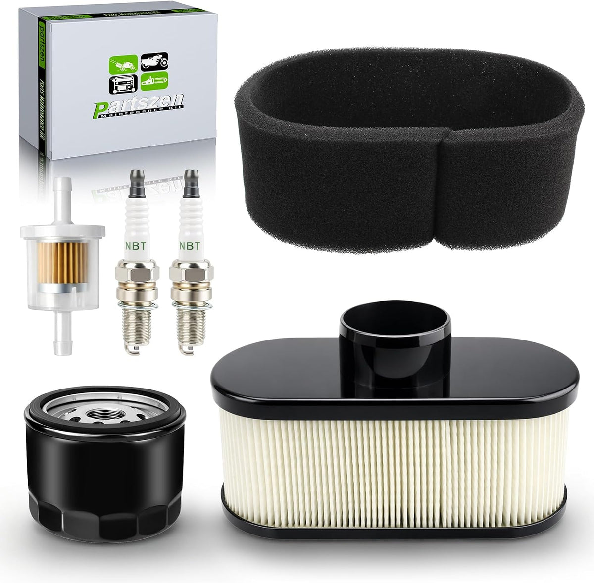 49065-7007 Oil Filter 11013-0752 Air Filter | Fit for Kawasaki FR651V FR691V FR730V FS481V FS541V Lawn Mower Tractor