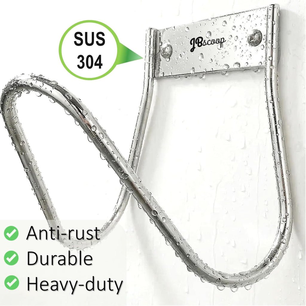 Garden Hose Holder Stainless Steel Small Wall Mount Garden Hose Hook, Ideal for Water, Air, Hydraulic Hose, Ropes