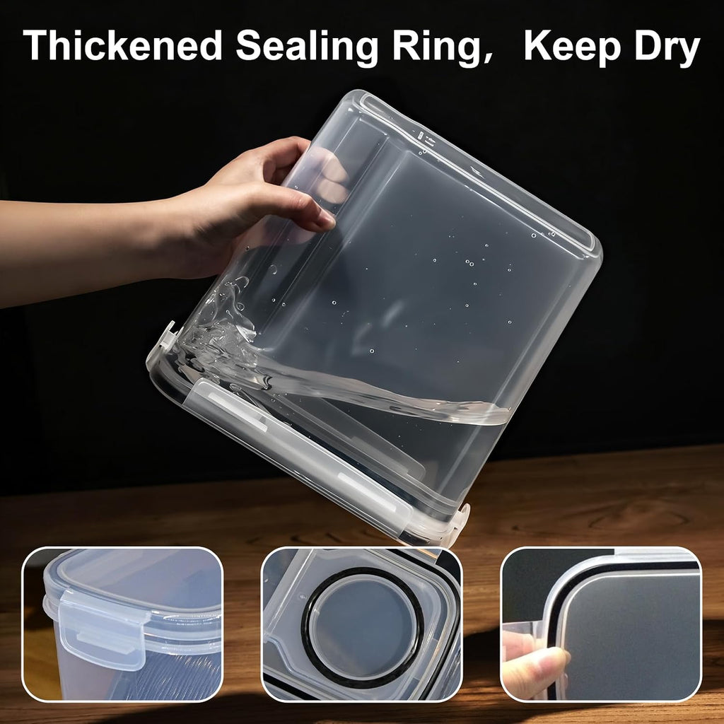 3D Printer Filament Storage Box, 4-Pack Dry Box with Reusable Silica Gel Desiccant for 1KG PLA ABS PETG Filament