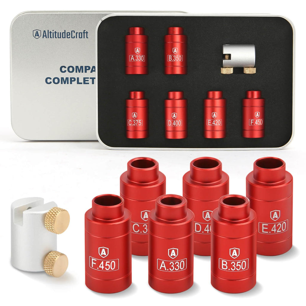 AltitudeCraft Headspace Gauge Comparator Kit with 6 Bushings