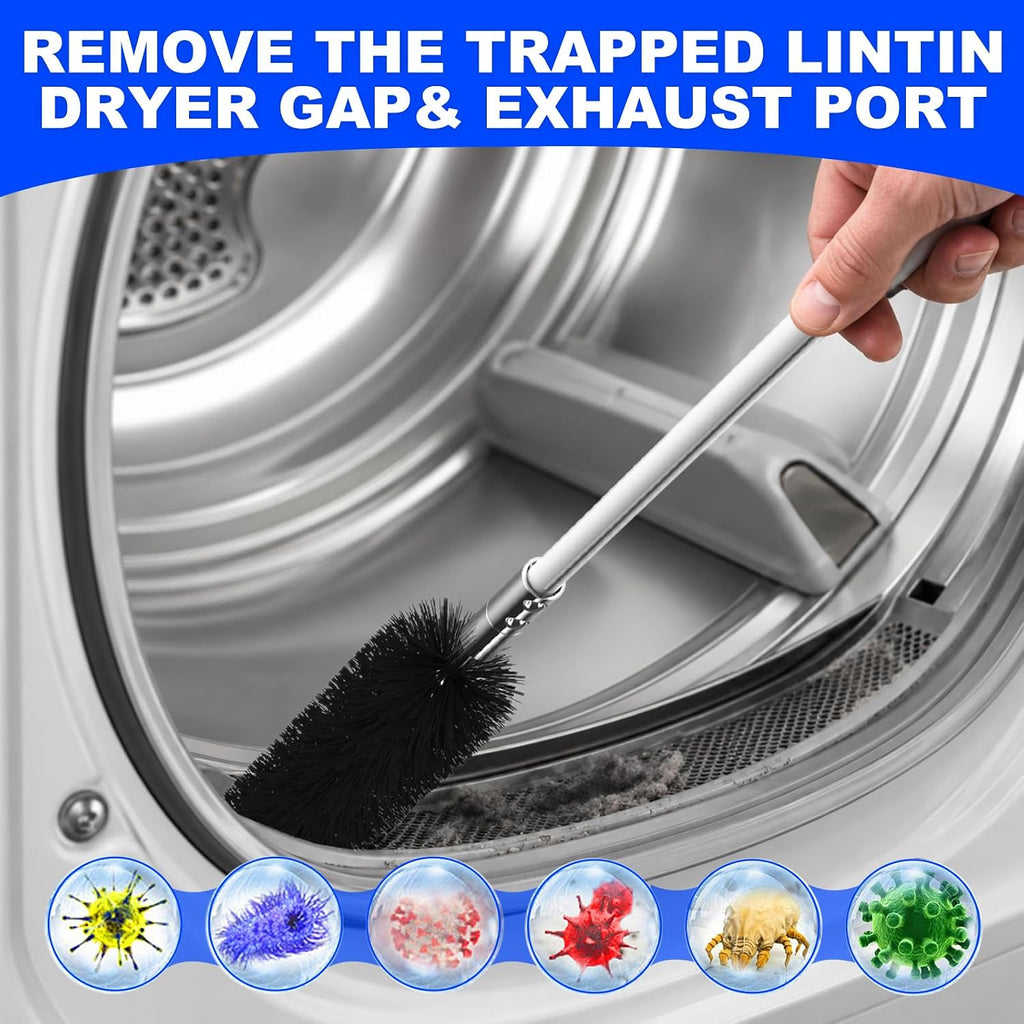 42 Feet Dryer Vent Cleaner Kit, Flexible Cleaning Tools