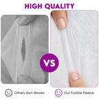 Fusible Fleece Interfacing, 12.2" x 10 Yards Medium-Light Weight