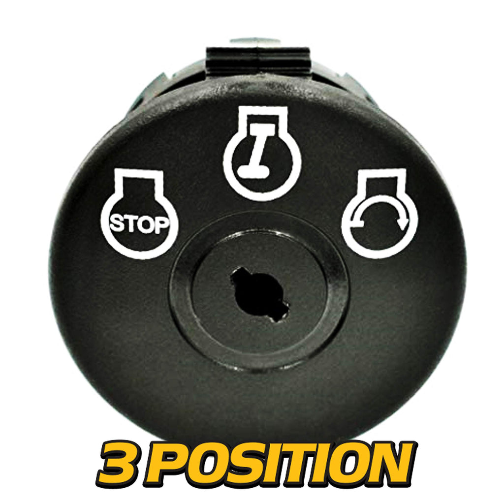 077-8076-00 Ignition Switch w/Premium Soft-Grip Key for Bad Boy Mowers