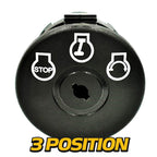 077-8076-00 Ignition Switch w/Premium Soft-Grip Key for Bad Boy Mowers