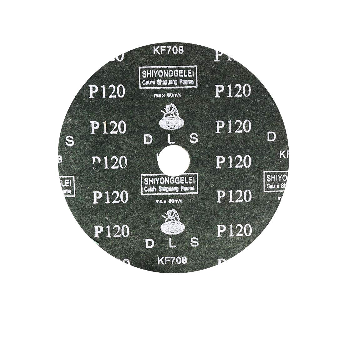 uxcell 7" x 7/8" Resin Fiber Discs 120 Grit Sanding Grinding Discs,5 Pack