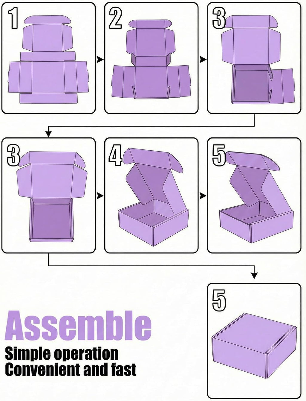 Small Shipping Boxes 50 Pack, Corrugated Mailer Boxes 6 x 4 x 1.6 Inches, Cardboard Box Mailers for Packaging