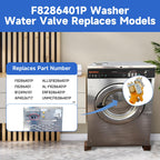 F8286401P Washer Water Inlet Valve Replacement for Speed Queen