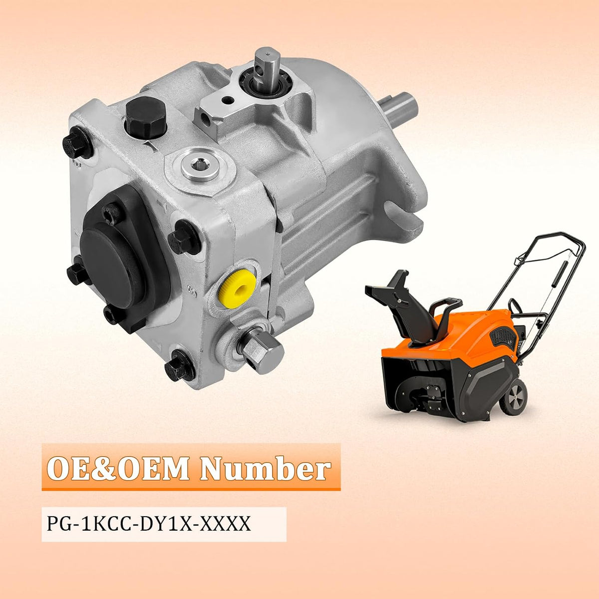 482643 Left Hydro Gear Pump Fit for Scag Replace PG-1KCC-DY1X-XXXX