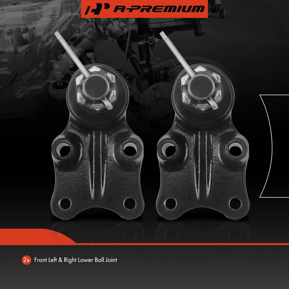 A-Premium Front Lower Ball Joint, Compatible with Isuzu