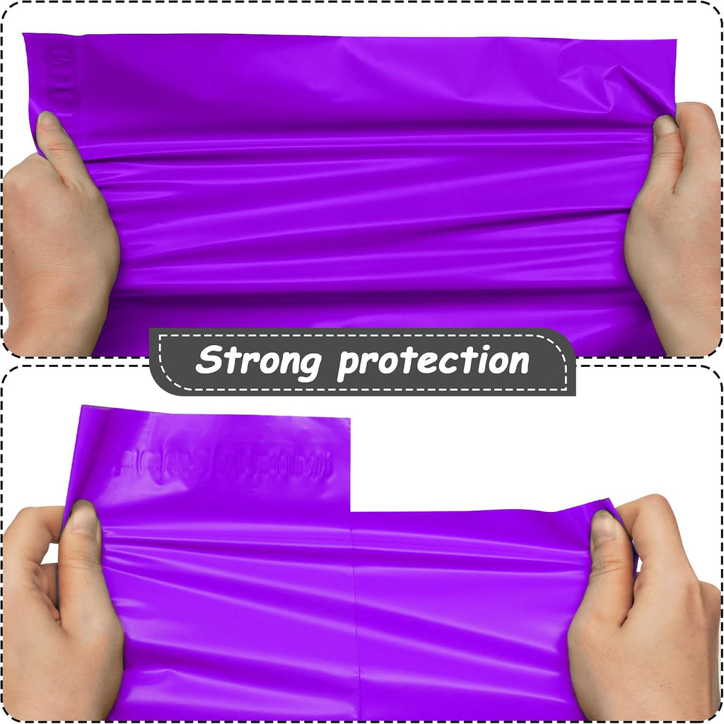 Poly Mailers 9x12 Inch, 100 Pcs Shipping Bags, Purple