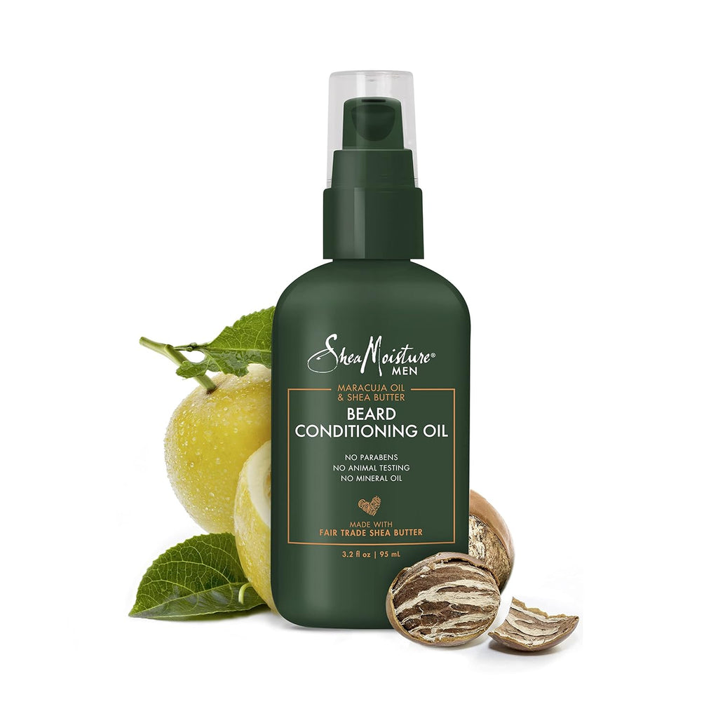 SheaMoisture Beard Kit (Oil & Balm), Gifts for Men | Beard Care Kit for Men with Conditioning Beard Oil and