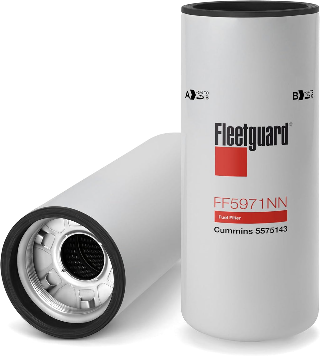 Fleetguard FF5971NN Fuel Filter Spin On, Nanonet, 11.5" Height, 4.736" Largest Od