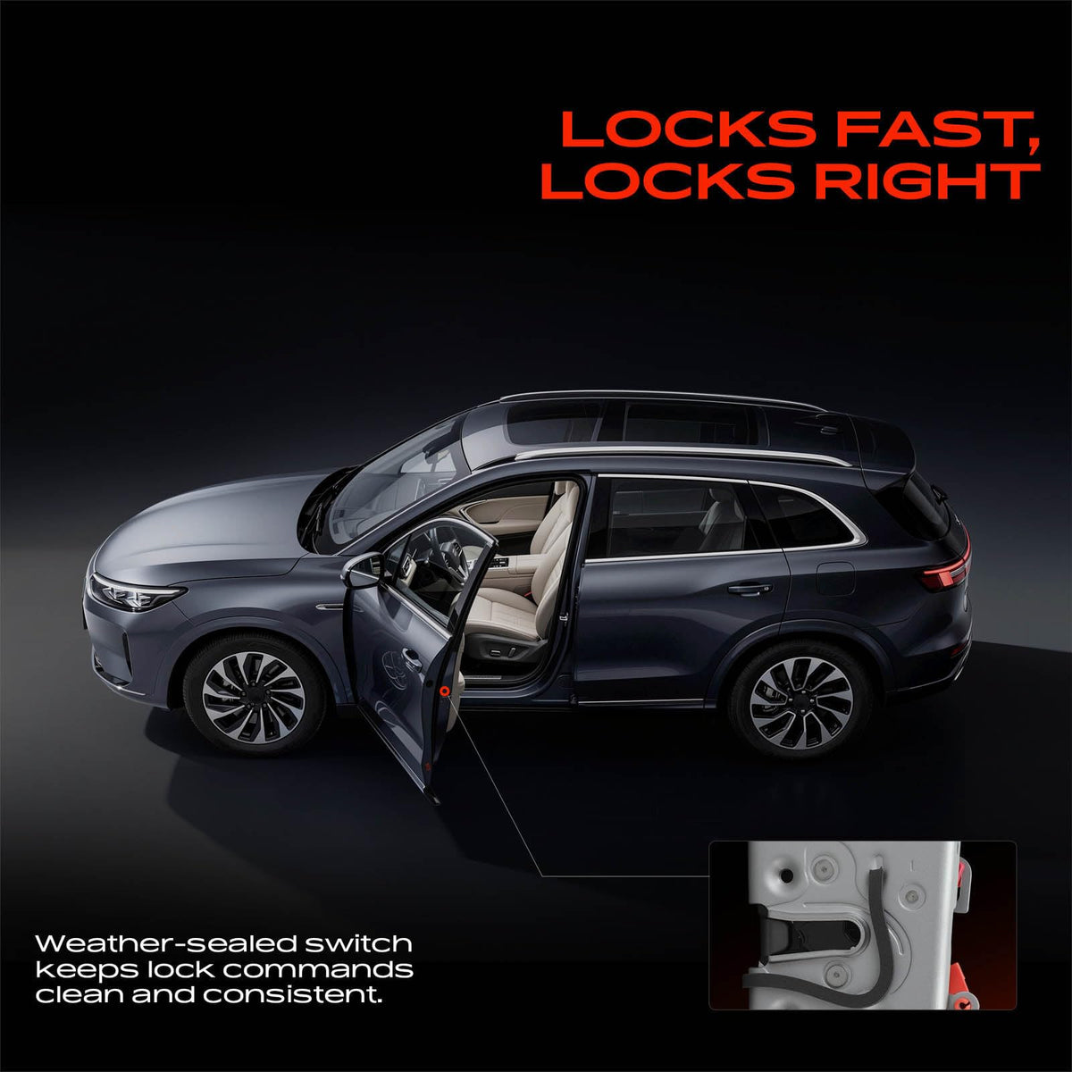 A-Premium Door Lock Actuator Compatible with Chrysler