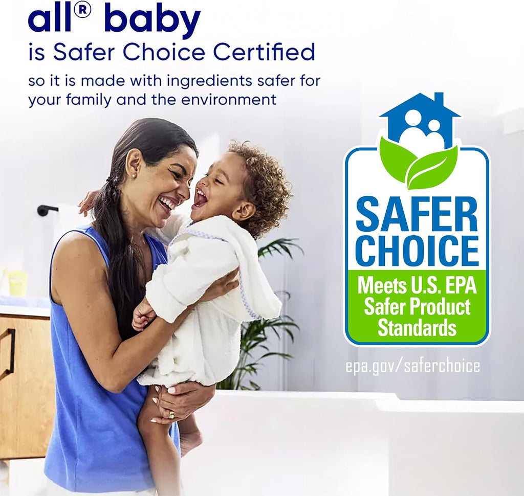 Liquid Laundry Detergent, Baby Powder Scent, 75 fl oz, 100 Loads
