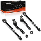 A-Premium Front Inner Outer Tie Rod End Kit Fix Uneven Tire Wear