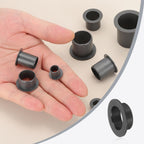 uxcell 8Pcs Flanged Sleeve Bearings,ID12mmxOD14mmxL6mm POM Bushing,Black