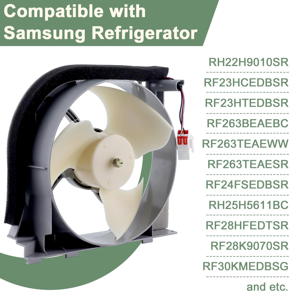 PANDEELS DA97-15765A DA31-00340A Refrigerator Condenser Fan Motor Assembly