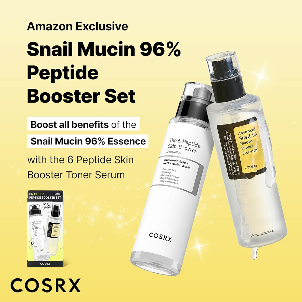 Snail Mucin 96% Peptide Booster Set - Amazon Exclusive - Korean Skin Care, Gift Sets, Skin Care Sets for Women