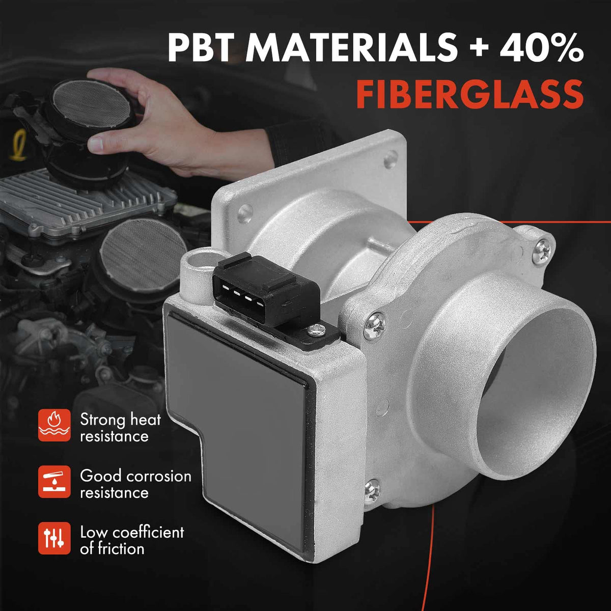 A-Premium Mass Air Flow Sensor Assembly [4 Pins, 1.6L]
