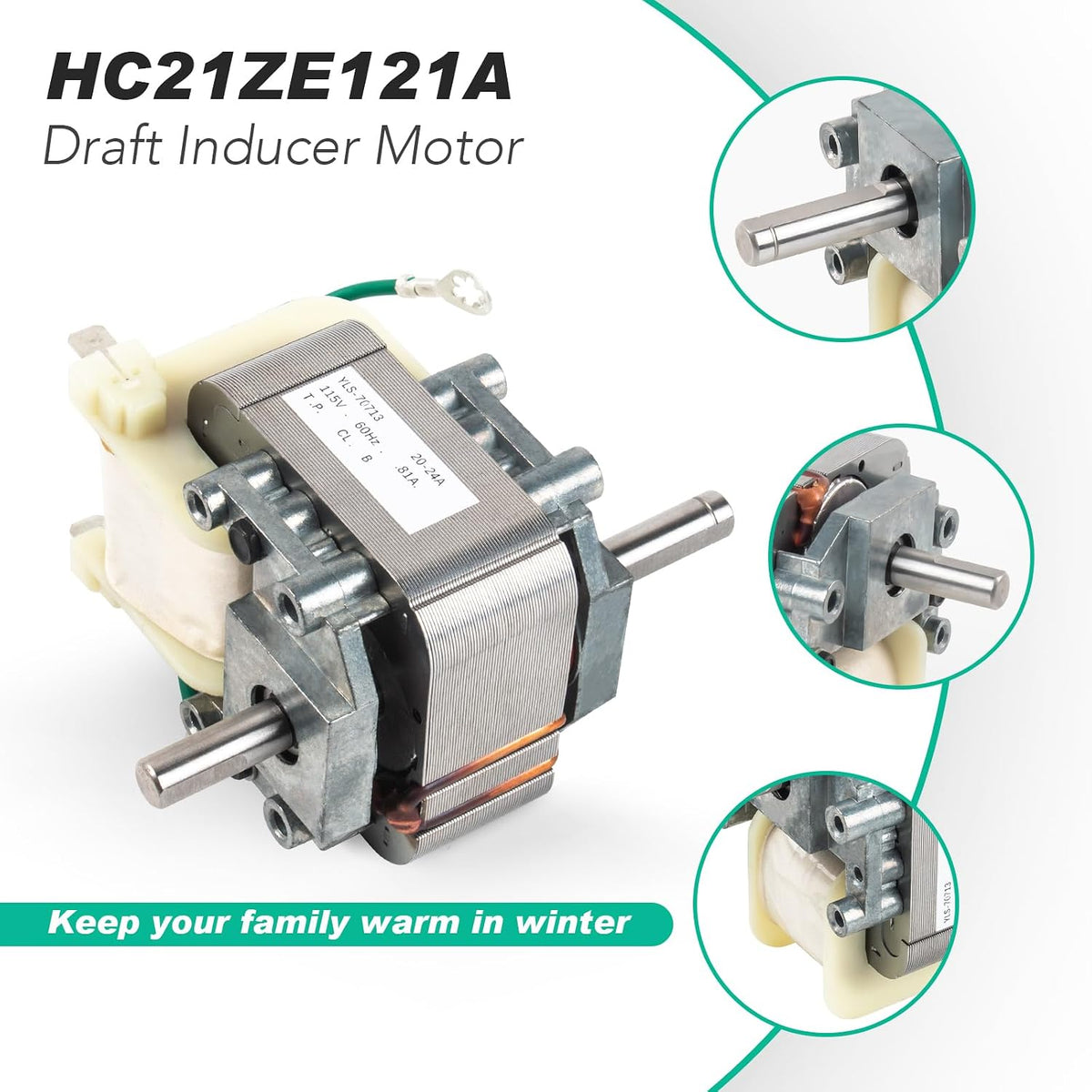 HC21ZE121A Furnace Draft Inducer Motor Replacement