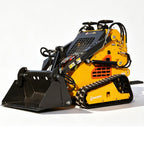 Mini Skid Steer Loader with 24hp Engine, Stand-on tracked loader.