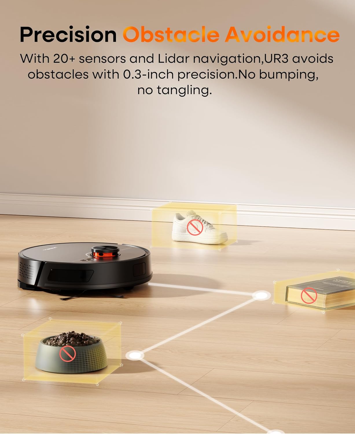 Robot Vacuum and Mop 7000Pa LiDAR Self-Empty Station | Robot Vacuum Ultra quiet cleaning, Alexa voice control
