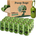 Dog Poop Bag Biodegradable - 540 Count Dog Waste Bags with Dispenser, Extra Thick Strong Leak Proof Poop Bags for