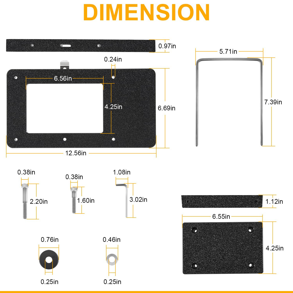 8M0120717 Trolling Motor Quick-Release Mounting Bracket for MotorGuide Xi
