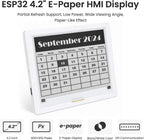 ELECROW ESP32 E-Ink Display 4.2 Inch E-Paper HMI Display Black/White Color