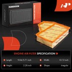 A-Premium 2-PC Engine Air Filter Compatible with BMW Models