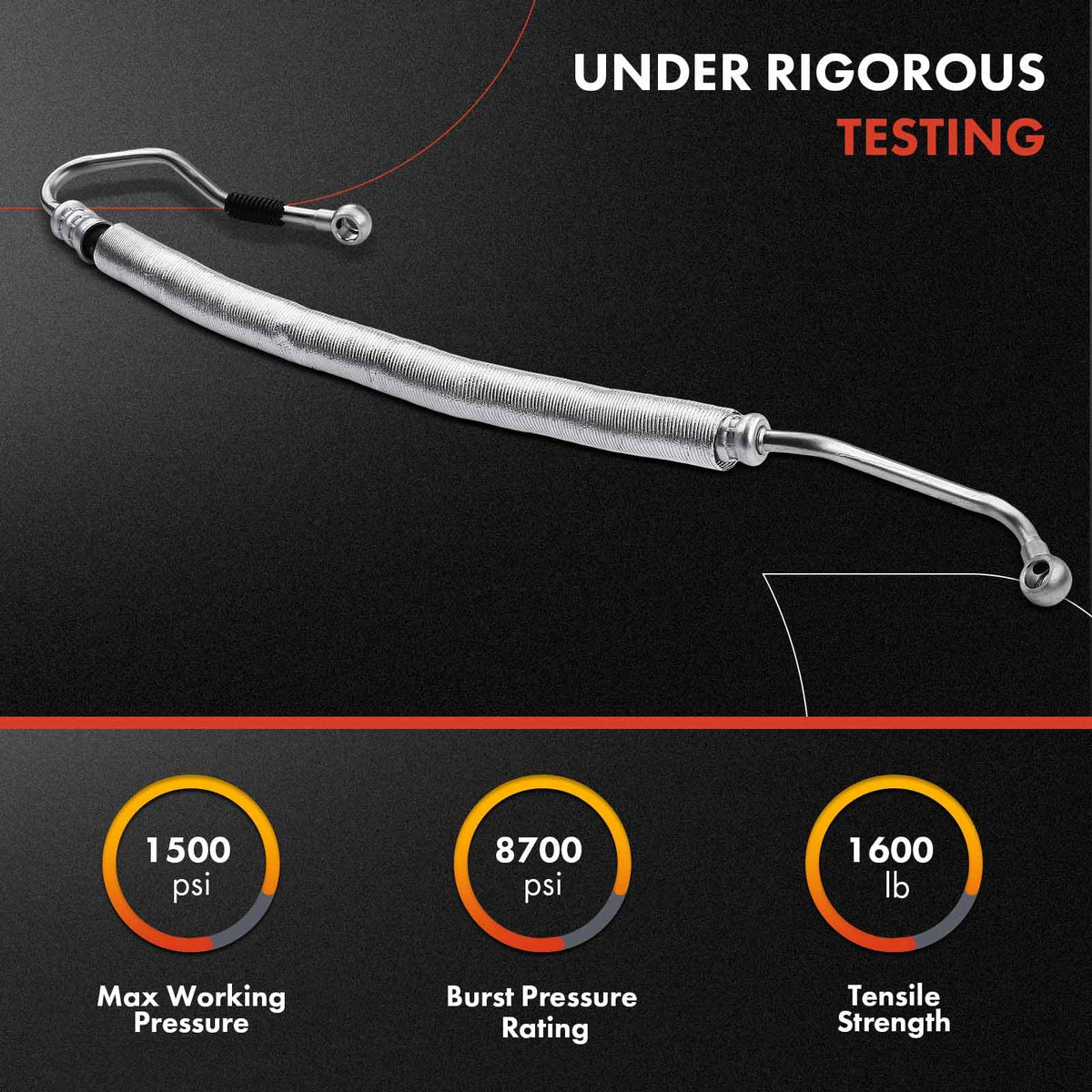 A-Premium Power Steering Pressure Hose Line Assembly