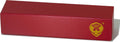 9 Inch Red Single Row 2x2 Coin Flip Box Storage Holders 2x2x9
